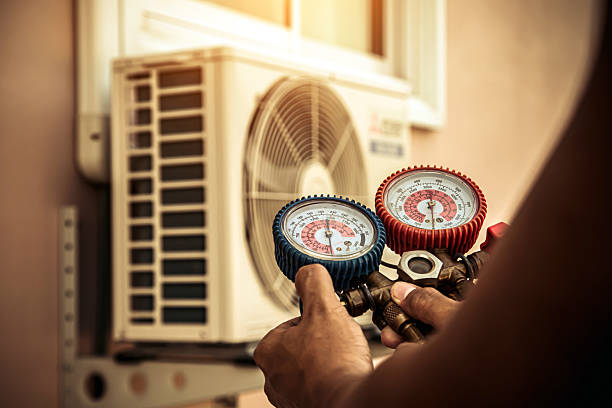 Professional Hvac Maintenance technician working in Fort Bliss, TX